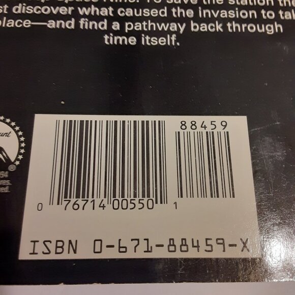 Star Trek Deep Space Nine VTG 90's Paperback Books 1-6 - Picture 8 of 9